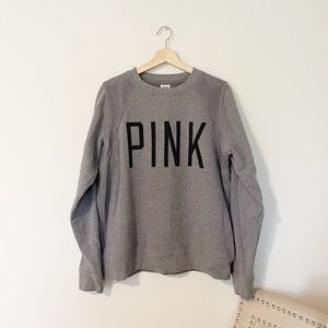 Victoria’s Secret PINK • Gray Crewneck Sweatshirt